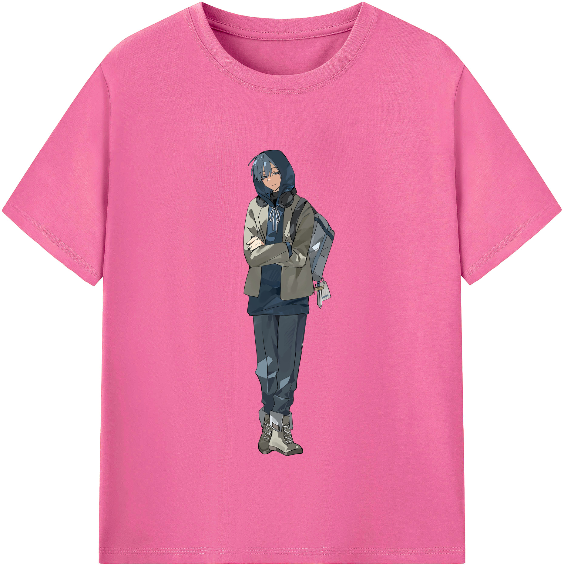 （画像用） 葬送のフリーレン Frieren レディースカジュアルプリントTシャツ（綿100％）